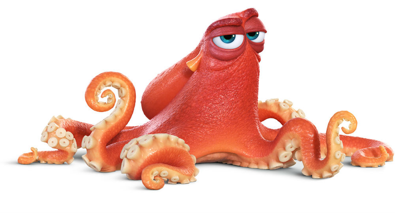 Hank, voiced by Ed O’Neill, was a huge challenge.